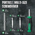 SK 6-in-1 Screwdriver, All in One Multi-bit, Magnetic, S2 Steel, SureGrip Handle...