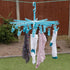 HANGERWORLD 20 Clip Hanging Laundry Drying Rack for Socks, Underwear and Baby Clothes...
