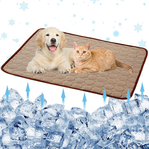 Dog Cooling Mats Pet Cooling Mats Dog Sleeping Mats Dog Cooling Pads Dog Bed Mats Cat Bed Mats Cats Cooling Pad Cool Self Cooling Mat Pet Summer C...