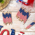 50Pcs Independence Day Pencil with Erasers American Flag Short Writing Pencils Red White Blue Patriotic Half Pencils for 4th of July School Office...