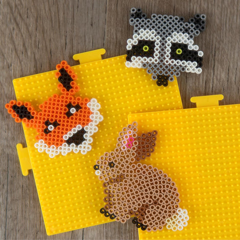 Perler Beads Yellow Square Pegboards, 2pc, 5.7'' L x 5.7'' H, Small...