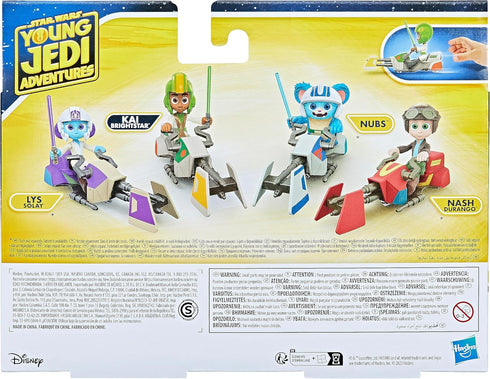 Star Wars: Young Jedi Adventures Kai Brightstar Figure & Speeder Bike, 4-Inch Scale Action Figures & Vehicles, Toys, Preschool Toys for 3 Year Old...