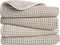 POLYTE Microfiber Lint Free Hand Towel, 16 x 30 in, 4 Pack (Beige, Waffle Weave)...