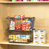 Simple Houseware 2 Pack Stackable Single Wire Basket, (11.5 x 15 x 7.5 in)...