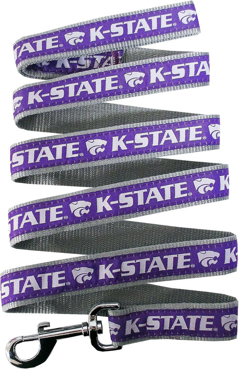 Pets First Collegiate Pet Accessories, Dog Leash, Kansas State Wildcats, Small...