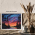 Posterizer 1 pcs- mountains, trees, night sky landscape nature 4-Landscape & Nature Art-Floral Botanical Art- Decor for Home & Office- unframed wa...