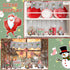 Diamond Painting Tiered Tray Decor Set 9Pcs Vacation Candy Gnome Diamond Art Tiered Tray Decoration Wooden Signs Gingerbread Decor for Xmas Farmho...