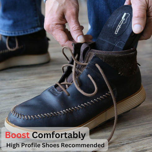 Burlingham's Height Increase Insole, Shoe Lifts for Men and Women (2 Inch) Elevated, Cushioned Heel Inserts and Arch Support Insoles | Lifted, Sup...