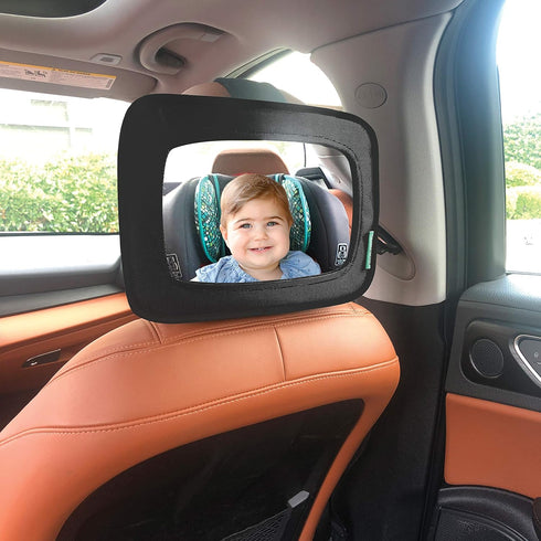 Rear Facing Baby Easy View Safety Mirror - Car Seat Mirror for Baby and Toddlers With Clear Wide View - Essential for Safety and Convenience...