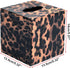S Forever Home Decor Cube Tissue Box Holders PU Leather Square Tissue Box Cover (Gold Lightning)...