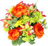 Admired By Nature Spring Bush Artificial Hydrangea Flowers, Yellow/Orange/Beauty/Kiwi...