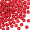 OIIKI 100PCS Cinnabar Carved Rose Beads, 8mm Red Rose Charm for Jewelry Making, Flower Carving Loose Beads...