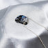 Gempires Raw Moonstone with Black Tourmaline Pendant Necklace, Handmade Crystal Jewelry, Everyday wear Necklace,16 + 2 Inch Silver Plated Adjustab...