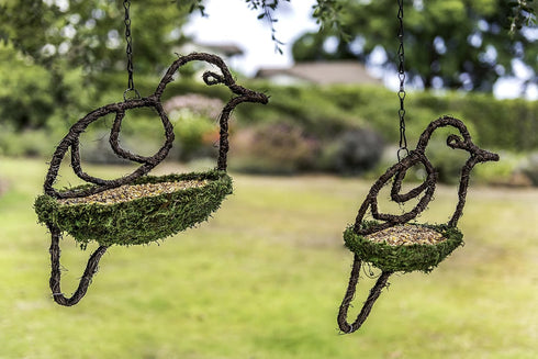 SuperMoss (56900) Woven Bird Feeder, 7", Dove...