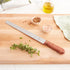 Mercer Culinary Praxis Granton Edge Slicer with Rosewood Handle, 14 Inch, Wood...