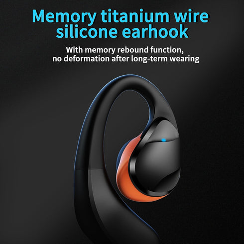 Open Ear Headphones LK08 2024 Version, Air Conduction Headphones Bluetooth 5.3 Touch Control Wireless Earbuds, Up to 70 Hours Playtime Earphones w...