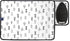 Encasa Homes Ironing Mat/Pad (Small 28"x20") with 3mm Padding & Silicone Iron Rest for Steam Pressing on Tabletop or Bed - Heat Resistant, Portabl...