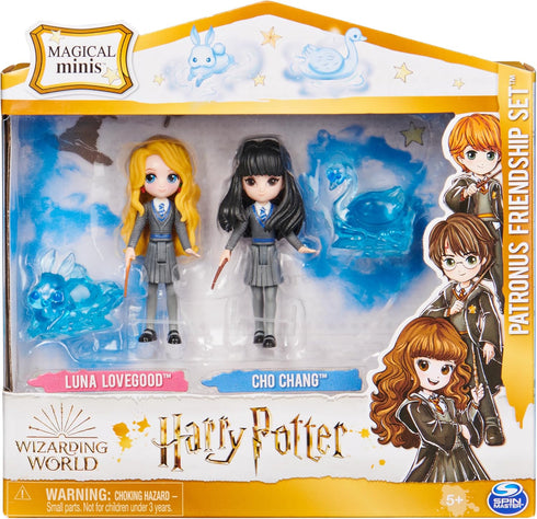 Wizarding World Harry Potter, Magical Minis Luna Lovegood and Cho Chang Patronus Friendship Set with 2 Creatures, Kids Toys for Ages 5 and up...