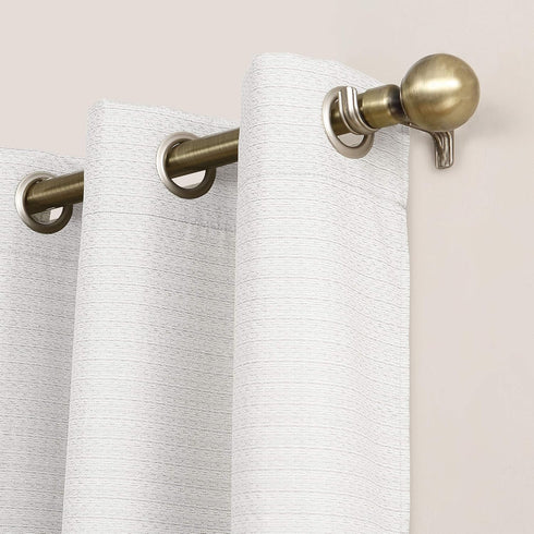 Sun Zero Cooper Thermal Insulated Energy Efficient Grommet Curtain Panel, Pearl White, 40"W x 84"L (1 Panel)...