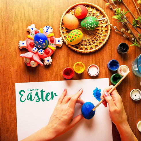 Zonon 15 Pieces Foam Egg White Craft Egg Foam Natural Polystyrene Handmade Ball for Easter DIY Craft Home Decoration(8 x 5.5 cm/ 3.15 x 2.17 Inche...