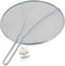 U.S. Kitchen Supply Stainless Steel Splatter Guard 13" Fine Mesh Cover, Grease & Oil, Splatter Screen for Frying Pan, Cooking Pots, with Resting F...