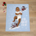 Disney Mickey and Minnie Mouse Blue, White and Red Winter Holiday Oh, What Fun! Snowflakes Photo Op Super Soft Baby Blanket...