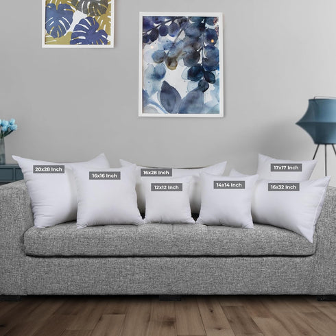 Utopia Bedding Throw Pillows Insert (Pack of 2, White) - 12 x 12 Inches Bed and Couch Pillows - Indoor Decorative Pillow...