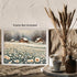 Posterizer 1 pcs-snowy winter flowers scene in oil painting style-4-Landscape & Nature Art-Floral & Botanical Art- Dining Room Decor- unframed wal...