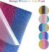 Tintnut Gradient Glitter Heat Transfer Vinyl-5 Sheet 12x10 inch Rainbow Ombre Glitter Iron on Vinyl Heat Transfer Vinyl DIY T-Shirts, Hats, Clothi...