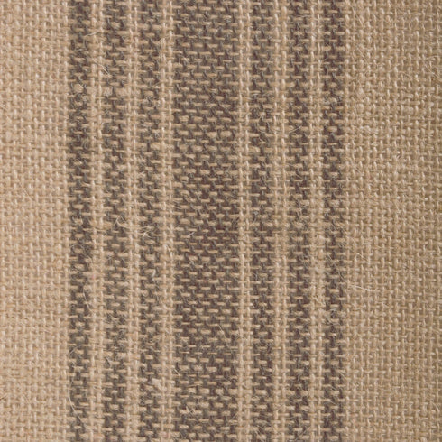 DII Jute Burlap Collection Kitchen Tabletop, Table Runner, 14x108, Middle Stripe Gray...