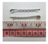 50pcs 55mm Silver Tone Bobby Pins Hair Clips with Glue On Flat Pads for DIY...