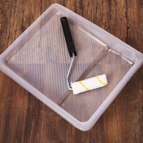 Bates- Paint Tray Liner, 9 Inch, 10 Pack, Paint Roller Tray, Disposable Plastic Paint Trays, Paint Pans Trays, Paint Supplies for House Painting, ...