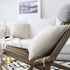 Kevin Textile Decoration Supersoft Linen Cushion Covers Square Throw Pillows Cover for Couch, 50x50 cm, Set of 2, Light Beige...