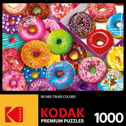 RoseArt - Kodak Premium - I Love Donuts - 1000 Piece Jigsaw Puzzle for Adults...