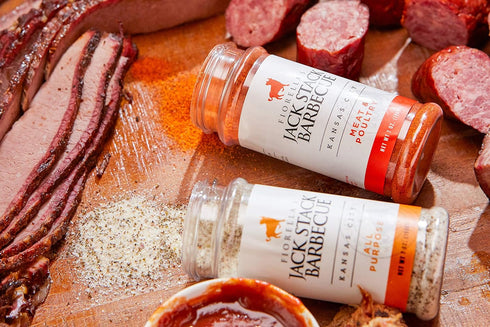 Jack Stack Barbecue All Purpose Dry Rub Seasoning - Kansas City Spice 2 Pack - for Chicken, Beef, Ribs, Vegetables, Seafood, and More (7oz Each)...