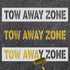 2pcs Tow Away Zone Stencils, 28.35x5.9 Inch Parking Lot Stencils Reusable Letter Stencils Paint Stencils Warning Sign Stencils Floor Paint Stencil...