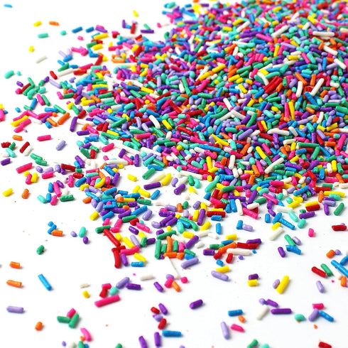 Ultimate Unicorn Rainbow Jimmies Sprinkle Mix| Sprinkles Made In USA By Sprinkle Pop| Yellow Red White Blue Purple Sprinkles Jimmies For Decoratin...