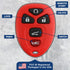 2X KeylessOption Key Fob Replacement for 2007 2008 2009 2010 2011 2012 2013 2014 2015 2016 2017 Buick Cadillac Chevrolet Chevy GMC Saturn Remote, ...