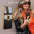 IDweel for iPhone 12 Pro Max Case with 360°Ring Holder Stand Magnetic Kickstand,Lightweight Slim Fit Plated Rose Gold Edge Soft TPU Bumper Camera ...