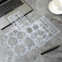 Circle Template Drawing Gjinxi 3 Pcs Circles Ruler Stencil Drafting Templates Round Draw Stencil Plastic Oval Template for Drafting Office School ...