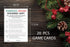 Office Christmas Scavenger Hunt Game, Set of 20 Pieces Game Cards, About Christmas Content, Workplace Christmas Party Game, Office Team Building G...