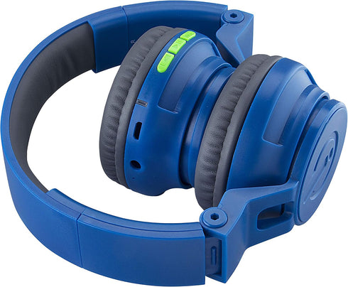eKids Wireless Bluetooth Kids Headphones with Microphone, Portable Volume Reduced to Protect Hearing Rechargeable Battery, Adjustable Kids Headban...