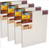 MASTERPIECE Z2VR-0404 Vincent Pro 7/8" Deep Raw Unprimed Heavy Weight #12 Cotton 11.5 oz Stretched Canvas 4" x 4" Natural 2 Pack...