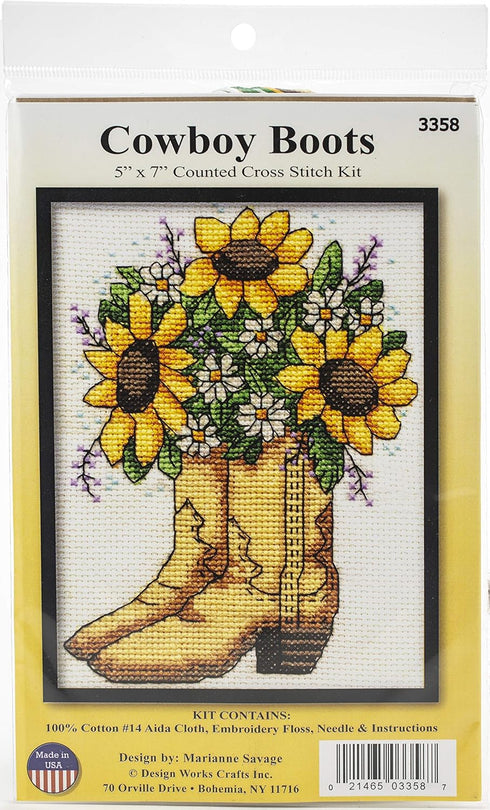 Design Works Crafts CntXKit Cowboy Boots...