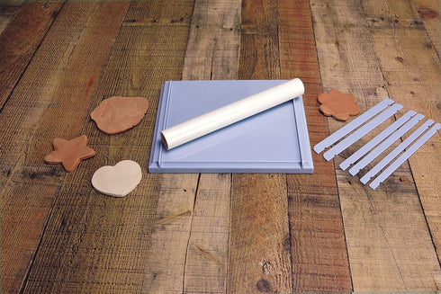 Activa Clay Roller Kit, 10.5-in Rolling Board with Roller & Thickness Rails | Roll Clay to A Perfect, Even Thickness...