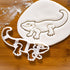 Set of 2 Pogona Bearded Dragon cookie cutters (Designs: Body and Face), 2 pieces - Bakerlogy...