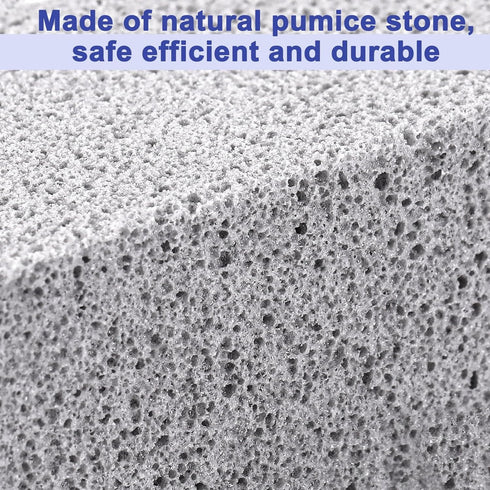 7 Pack Pumice Stone for Toilet Cleaning, Pumice Stone Toilet Bowl Cleaner, Toilet Pumice Stone with Handle, Powerfully Cleans Hard Water Rings, Re...