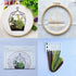 3* Embroidery Kit, Beginner Adult Embroidery Material Pack, Green Plants, Succulents Pattern Collection…......