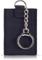 Nylon Thread Wallet - Front Pocket Minimalist Wallet for Men and Women with a Classy D-Ring and Anchor Chain - Classy Slim Wallet Card Holder (Bla...