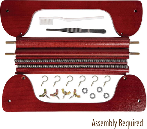 The Beadsmith Wooden Bead Loom, 11” x 7” x 3”, includes assembly instructions, Use to Create Bracelets, Necklaces, Belts, and More...